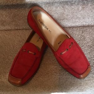 Suede loafers